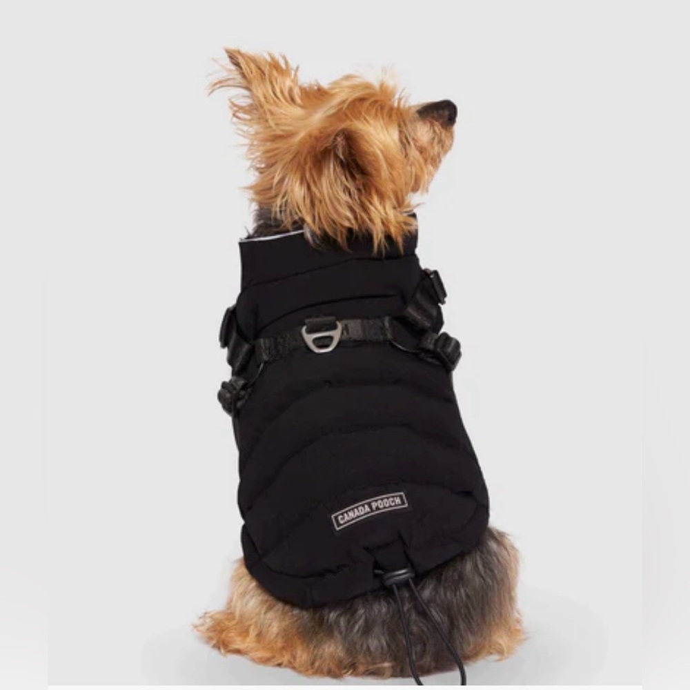 NEW Canada Pooch harness puffer jacket 14”s(12-17/23lbs)